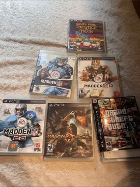 Bundle of PS3 Games - Madden, Dragon's Dogma, GTA IV, South Park